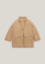 ganni kurtka l/xl cotton canvas curved sleeve padded oversize coat ganni kurtka l/xl cotton canvas curved sleeve padded oversize coat