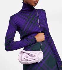 burberry torebka rose clutch bag