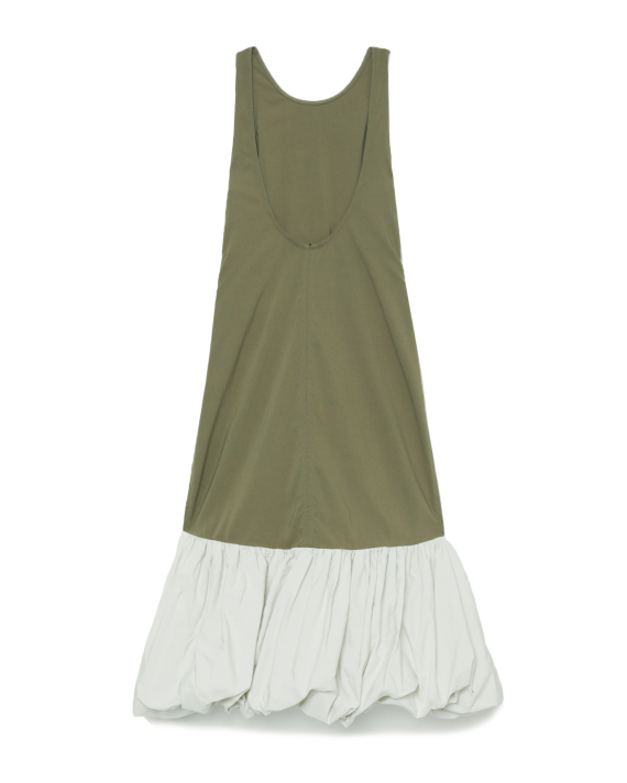 ganni sukienka ganni 42 xl taffeta mix open back dress in aloe ganni sukienka ganni 42 xl taffeta mix open back dress in aloe