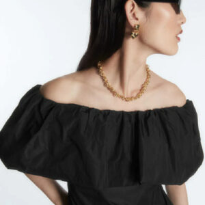 cos bluzka voluminous off the shoulder top size 36 s